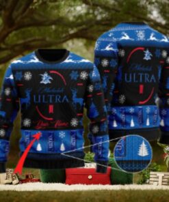 Personalized Michelob Ultra Christmas Ugly Sweater