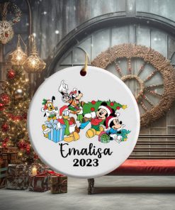 Personalized Mickey & Friends Christmas Ornament