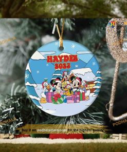 Personalized Mickey & Friends First 2023 Disneyland Trip, Disney Christmas Ornaments