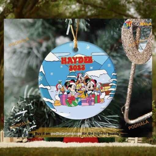 Personalized Mickey & Friends First 2023 Disneyland Trip, Disney Christmas Ornaments