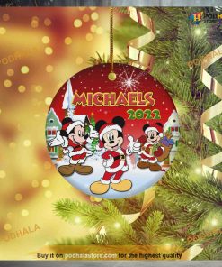 Personalized Mickey Mouse Christmas, Disney Christmas Tree Ornaments