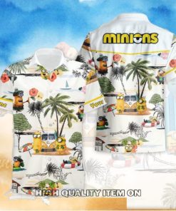 Personalized Minions Tropical Summer Hawaiian Shirt