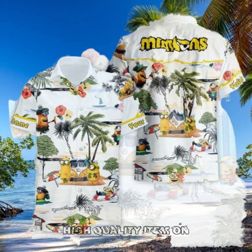 Personalized Minions Tropical Summer Hawaiian Shirt