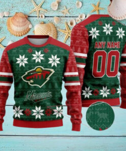 Personalized Minnesota Wild Ugly Sweater For Christmas