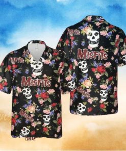 Personalized Misfits Floral Pattern Hawaiian Shirt
