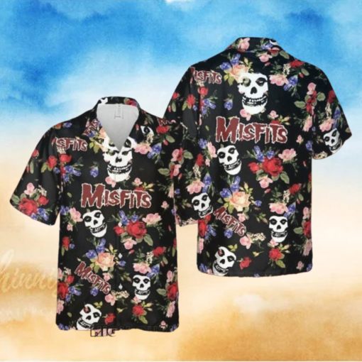 Personalized Misfits Floral Pattern Hawaiian Shirt