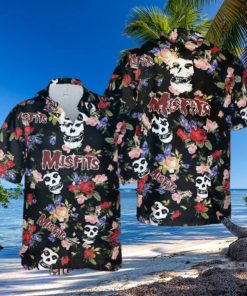 Personalized Misfits Floral Pattern Hawaiian Shirt