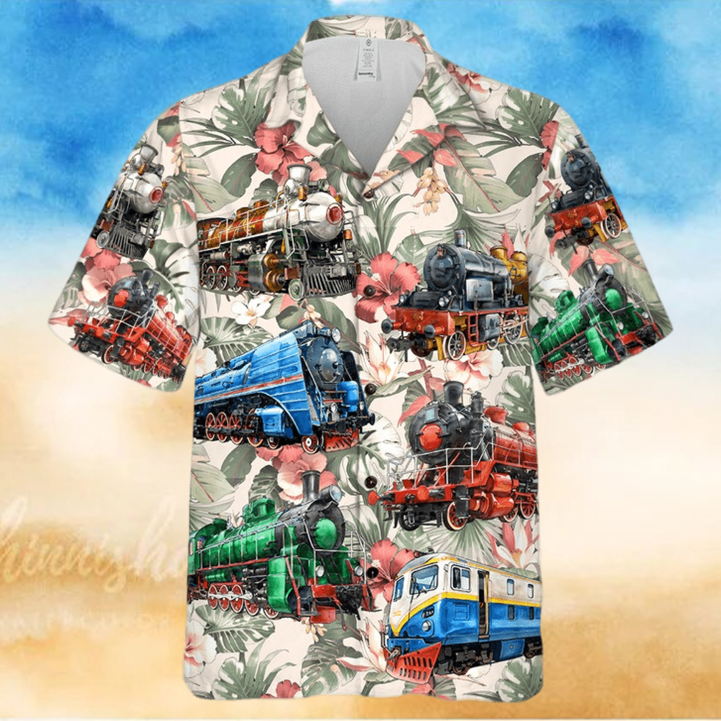 Personalized Model Train Hawaiian Shirt Personalized Model Train Hawaiian Shirt