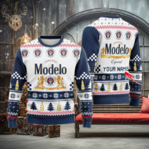 Personalized Modelo Negra Classic Ugly Christmas Sweater