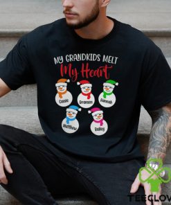 Personalized My Grandkids Melt My Heart Shirt