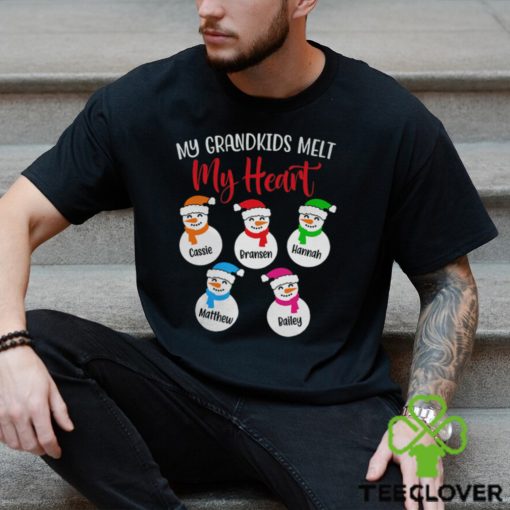 Personalized My Grandkids Melt My Heart Shirt