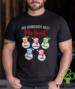 Personalized My Grandkids Melt My Heart Shirt