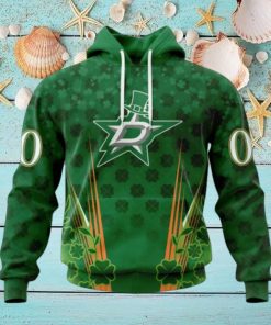Personalized NHL Dallas Stars Full Green Design For St. Patrick’s Day Hoodie