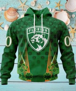 Personalized NHL Florida Panthers Full Green Design For St. Patrick’s Day Hoodie
