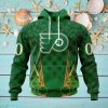 Personalized NHL Chicago Blackhawks Full Green Design For St. Patrick’s Day Hoodie