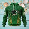 Personalized NHL Seattle Kraken Full Green Design For St. Patrick’s Day Hoodie