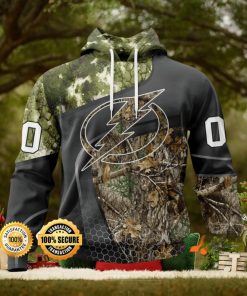 Personalized NHL Tampa Bay Lightning Special Hunting Camo Design Hoodie 3D