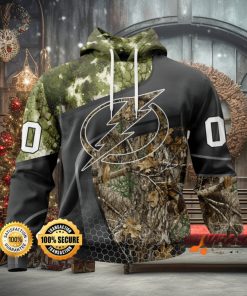 Personalized NHL Tampa Bay Lightning Special Hunting Camo Design Hoodie 3D