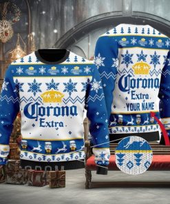 Personalized Name Corona Beer Ugly Christmas Sweater Christmas Gift Ideas