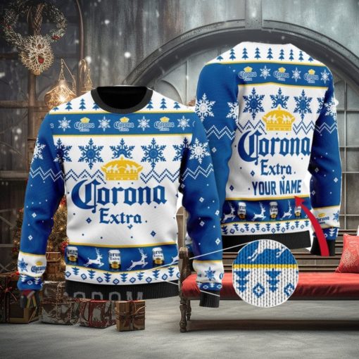 Personalized Name Corona Beer Ugly Christmas Sweater Christmas Gift Ideas