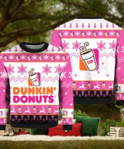 Personalized Name Dunkin Donuts Christmas Sweater