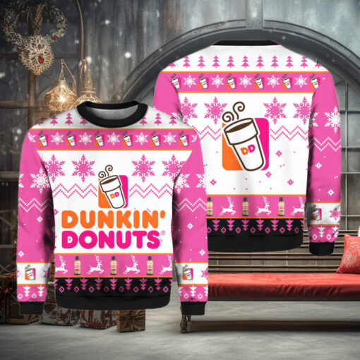 Personalized Name Dunkin Donuts Christmas Sweater