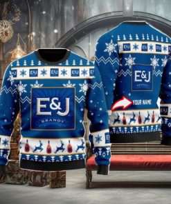Personalized Name Funny E&J Brandy Ugly Christmas Sweater Christmas Gift Ideas
