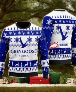 Personalized Name Funny Grey Goose Ugly Christmas Sweater Christmas Gift Ideas