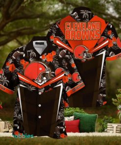 Personalized Name NFL Cleveland Browns Hawaiian Shirt Summer Football Aloha Shirt For Men And Women