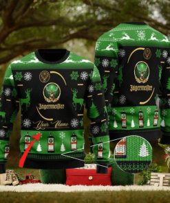 Personalized Name Sweety Jagermeister Christmas Gift Sweater All Over Print 3D Sweater