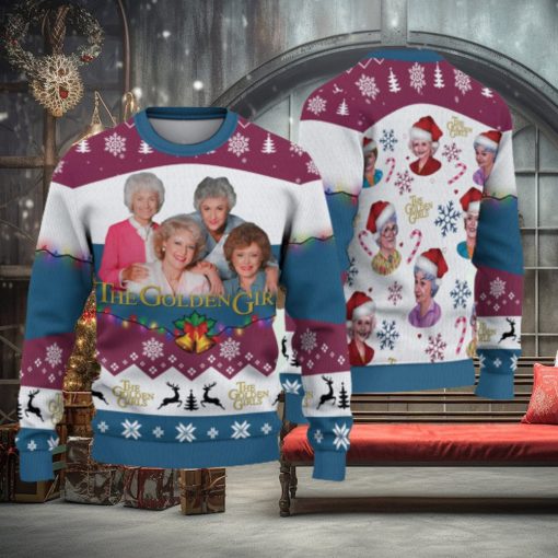 Personalized Name The Golden Girls Ugly Christmas Sweater Christmas Gift For Men And Women
