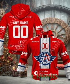 Personalized Name and Number NL Hockey SCRJ Lakers Home jersey Style printed Hoodie shirt
