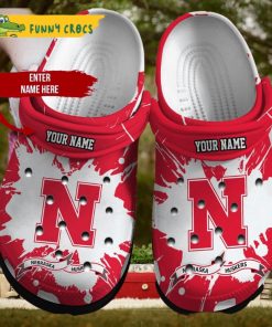 Personalized Nebraska Cornhuskers Ncaa Football Crocs