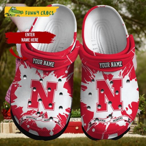 Personalized Nebraska Cornhuskers Ncaa Football Crocs