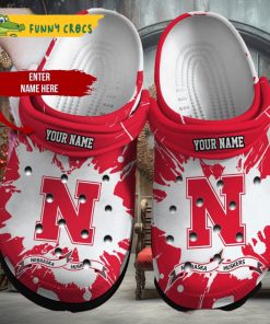 Personalized Nebraska Cornhuskers Ncaa Football Crocs