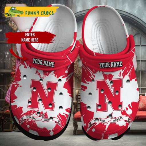 Personalized Nebraska Cornhuskers Ncaa Football Crocs