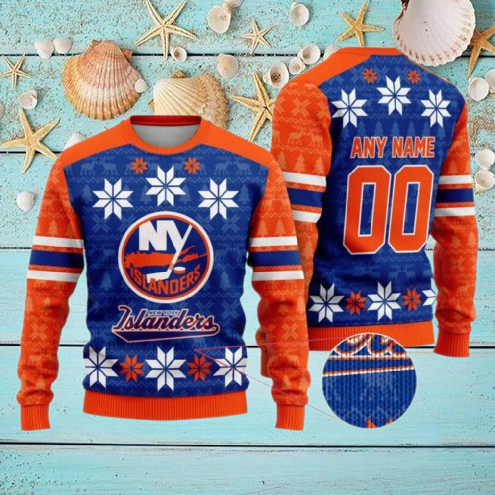 Personalized New York Islanders Ugly Sweater For Christmas Personalized New York Islanders Ugly Sweater For Christmas