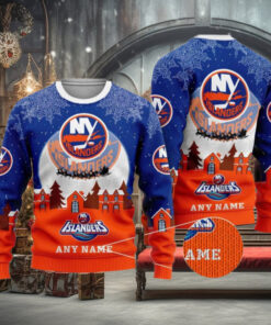 Personalized New York Islanders Ugly Sweater, Perfect Xmas Gift Idea