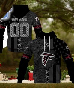 Personalized Nfl Atlanta Falcons Flag Special Design Hoodie T Shirt Zip Hoodie Sweatshirt