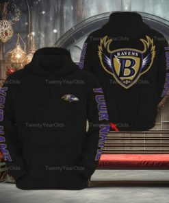 Personalized Nfl Baltimore Ravens Custom Name 3D All Over Print Hoodie Zipup Hoodie Sweathoodie, sweater, longsleeve, shirt v-neck, t-shirt Thoodie, sweater, longsleeve, shirt v-neck, t-shirt Football Gift