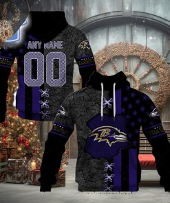 Personalized Nfl Baltimore Ravens Flag Special Design Hoodie T Shirt Zip Hoodie Sweathoodie, sweater, longsleeve, shirt v-neck, t-shirt