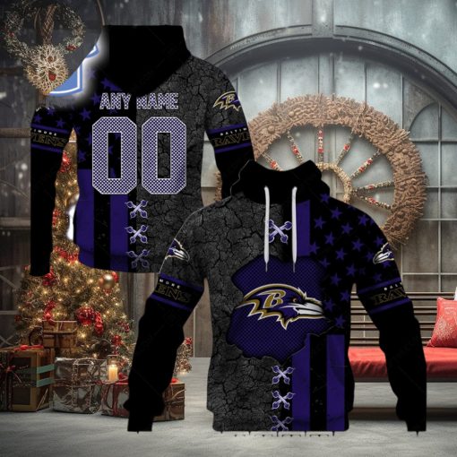 Personalized Nfl Baltimore Ravens Flag Special Design Hoodie T Shirt Zip Hoodie Sweathoodie, sweater, longsleeve, shirt v-neck, t-shirt