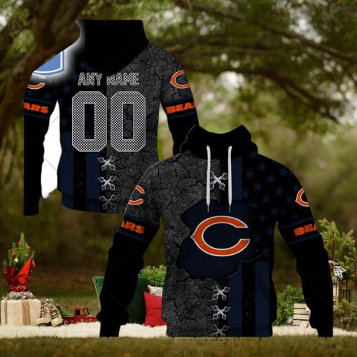 Personalized Nfl Chicago Bears Flag Special Design Hoodie T Shirt Zip Hoodie Sweathoodie, sweater, longsleeve, shirt v-neck, t-shirt