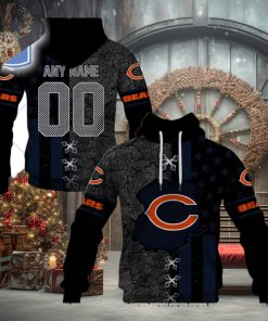 Personalized Nfl Chicago Bears Flag Special Design Hoodie T Shirt Zip Hoodie Sweathoodie, sweater, longsleeve, shirt v-neck, t-shirt