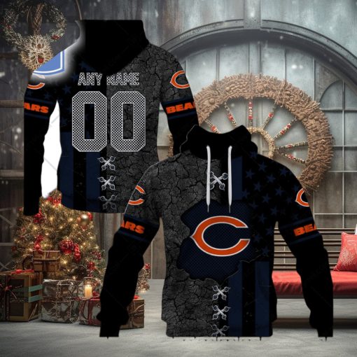 Personalized Nfl Chicago Bears Flag Special Design Hoodie T Shirt Zip Hoodie Sweathoodie, sweater, longsleeve, shirt v-neck, t-shirt