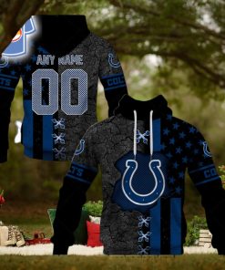 Personalized Nfl Indianapolis Colts Flag Special Design Hoodie T Shirt Zip Hoodie Sweatshirt