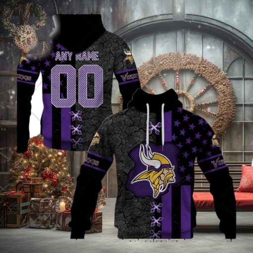 Personalized Nfl Minnesota Vikings Flag Special Design Hoodie T Shirt Zip Hoodie Sweathoodie, sweater, longsleeve, shirt v-neck, t-shirt