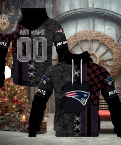 Personalized Nfl New England Patriots Flag Special Design Hoodie T Shirt Zip Hoodie Sweatshirt