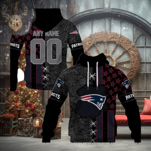 Personalized Nfl New England Patriots Flag Special Design Hoodie T Shirt Zip Hoodie Sweatshirt