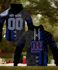 Personalized Nfl New York Giants Flag Special Design Hoodie T Shirt Zip Hoodie Sweatshirt